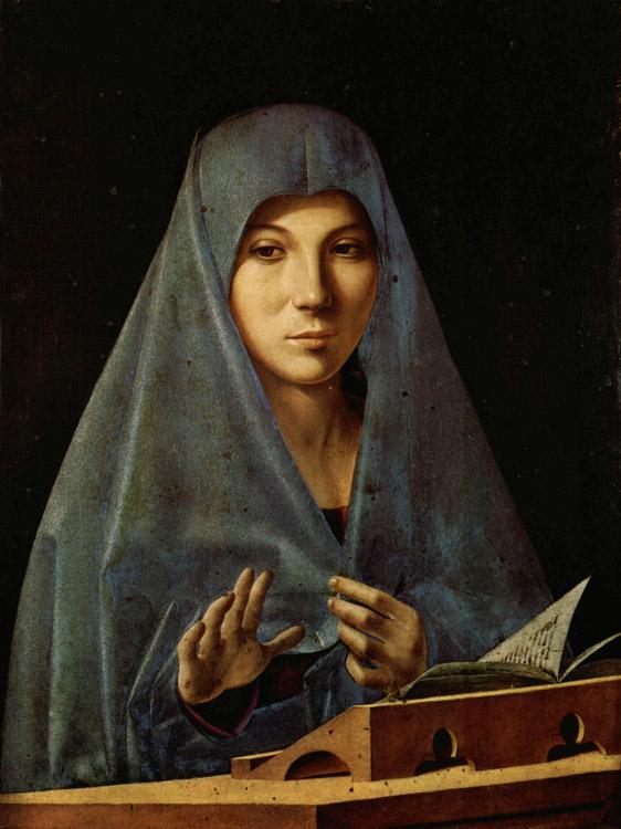 Antonello da Messina Virgin Annunciate (mk08) Germany oil painting art